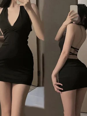 Royal Zee Backless Dress
